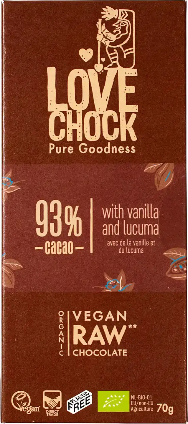 Raw chocolade 93% extra dark