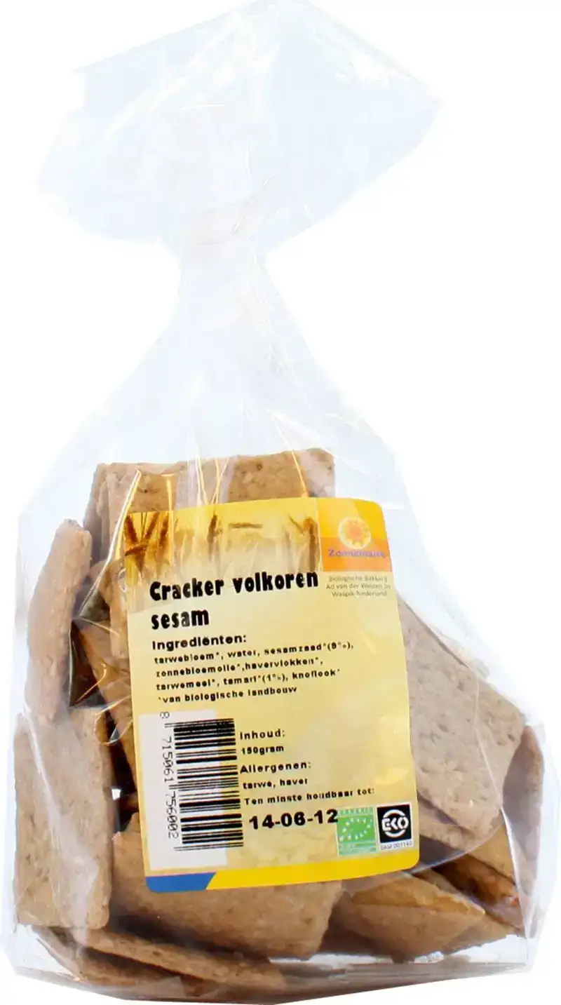 Cracker volkoren sesam