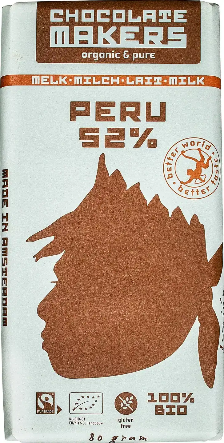 Melkchocolade 52% - Awajún bar