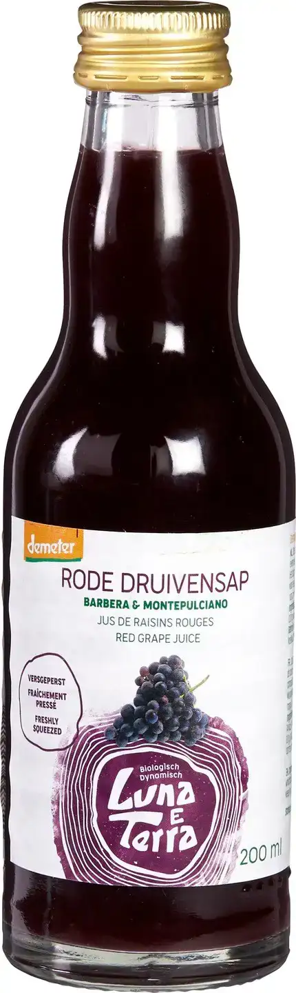 Rood druivensap
