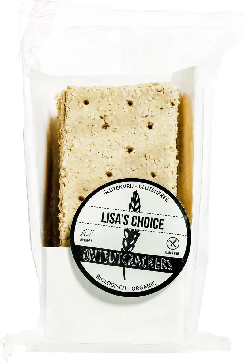 Glutenvrije ontbijtcrackers meergranen
