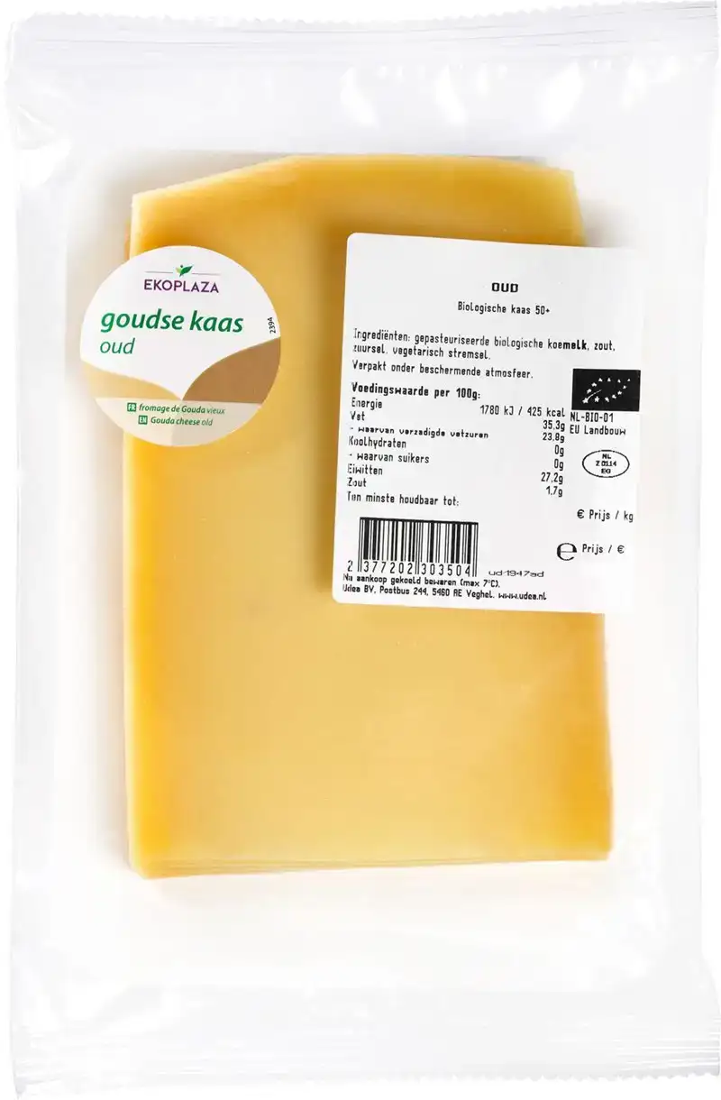 Plakjes oude kaas 50+
