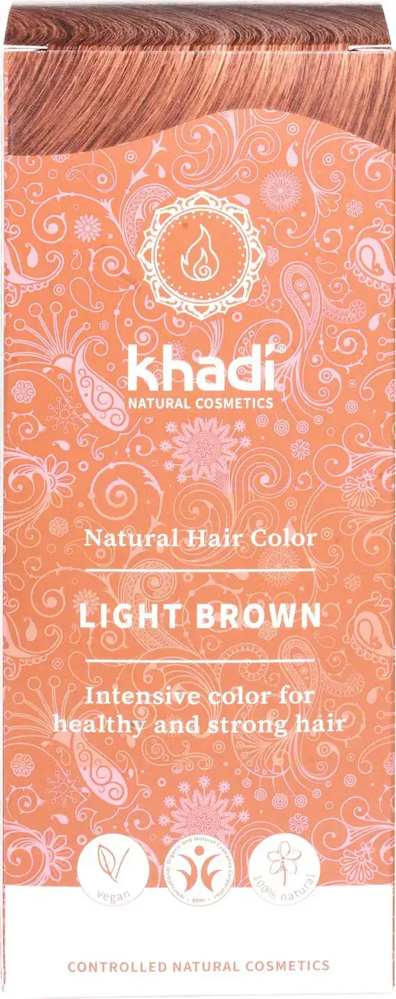 Natural haircolor lichtbruin