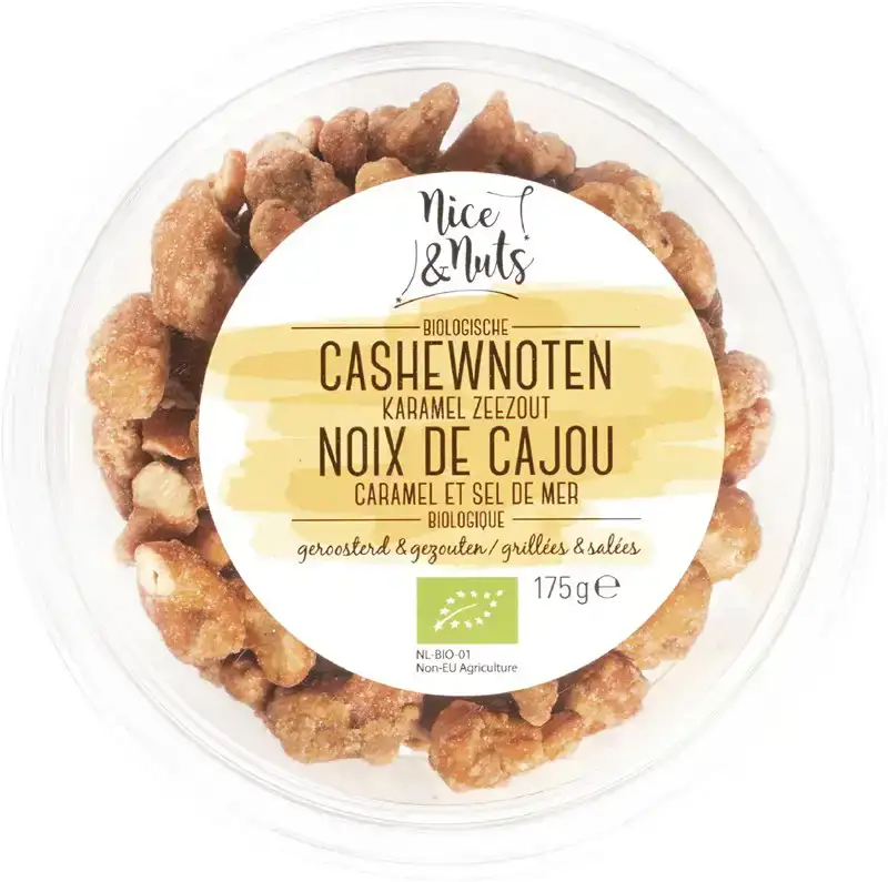 Cashewnoten karamel zeezout