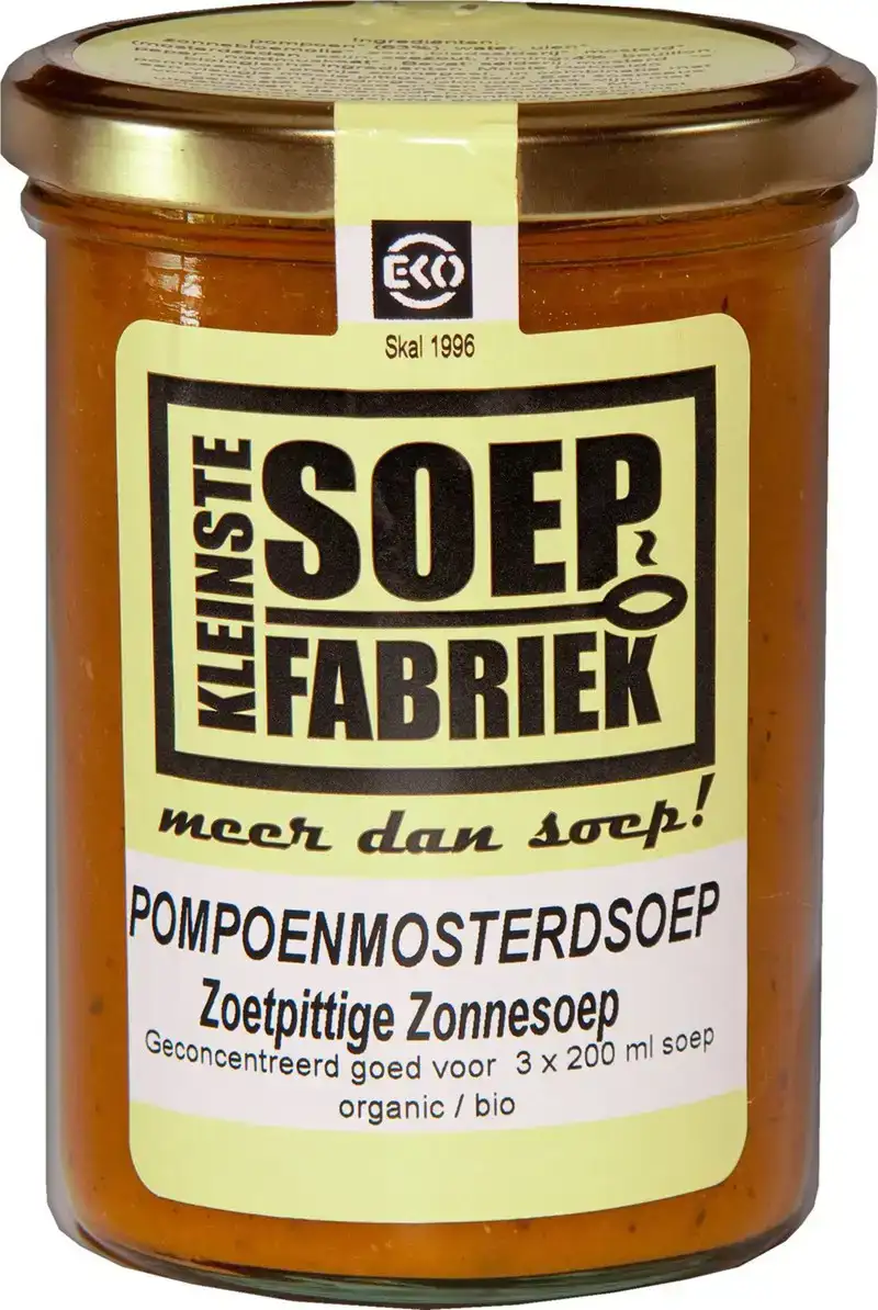 Pompoen-mosterdsoep
