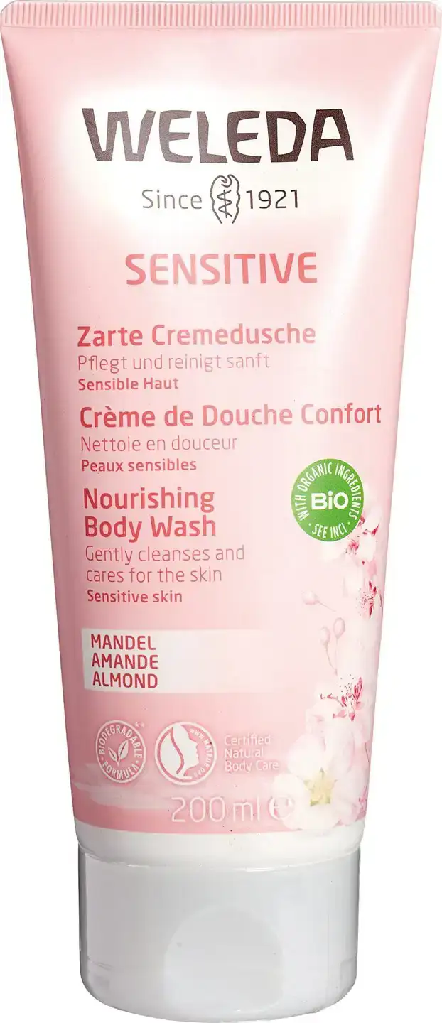 Douchecreme sensitive amandel