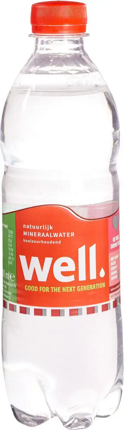 Bronwater met koolzuur