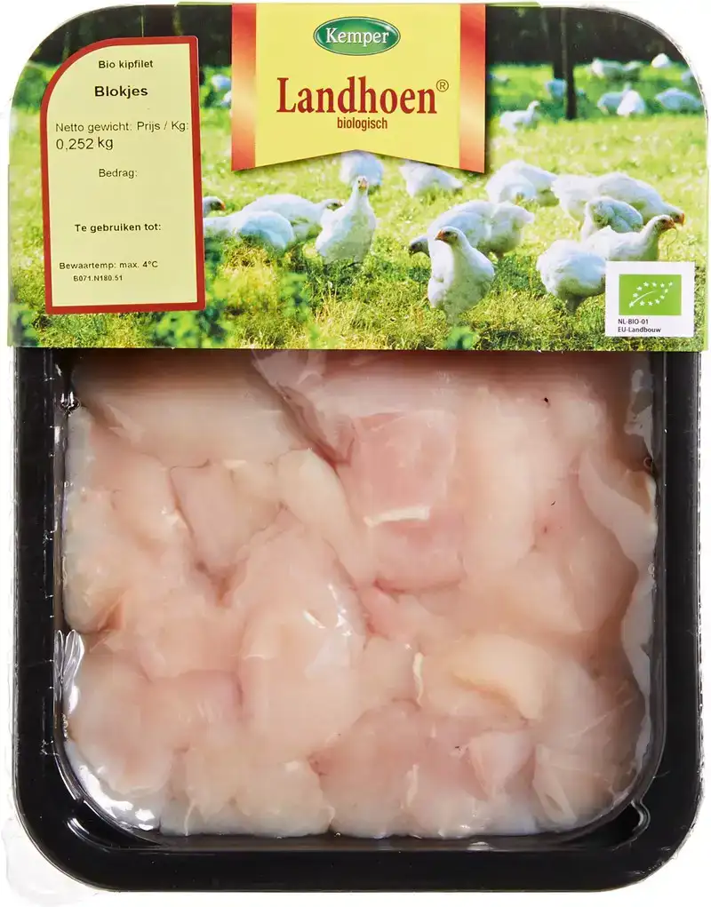 Kipfiletblokjes